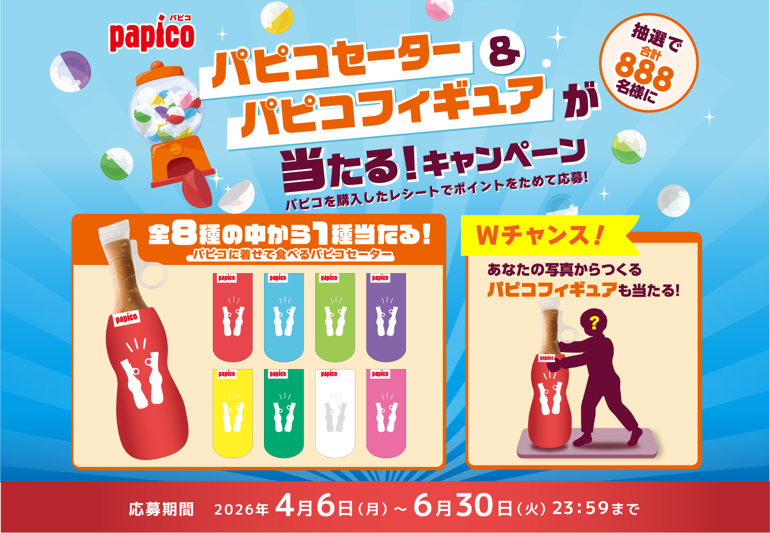 パピコセーター＆パピコフィギュアコースが当たるキャンペーン パピコセーターコース