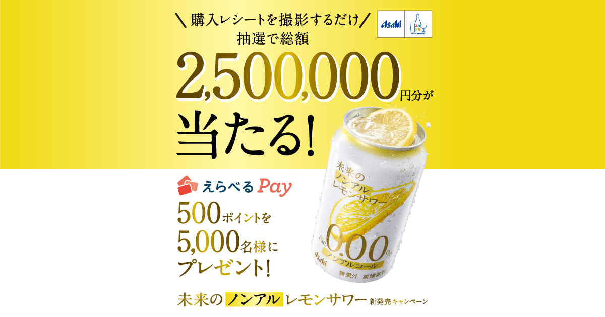 未来のノンアルレモンサワー新発売キャンペーン