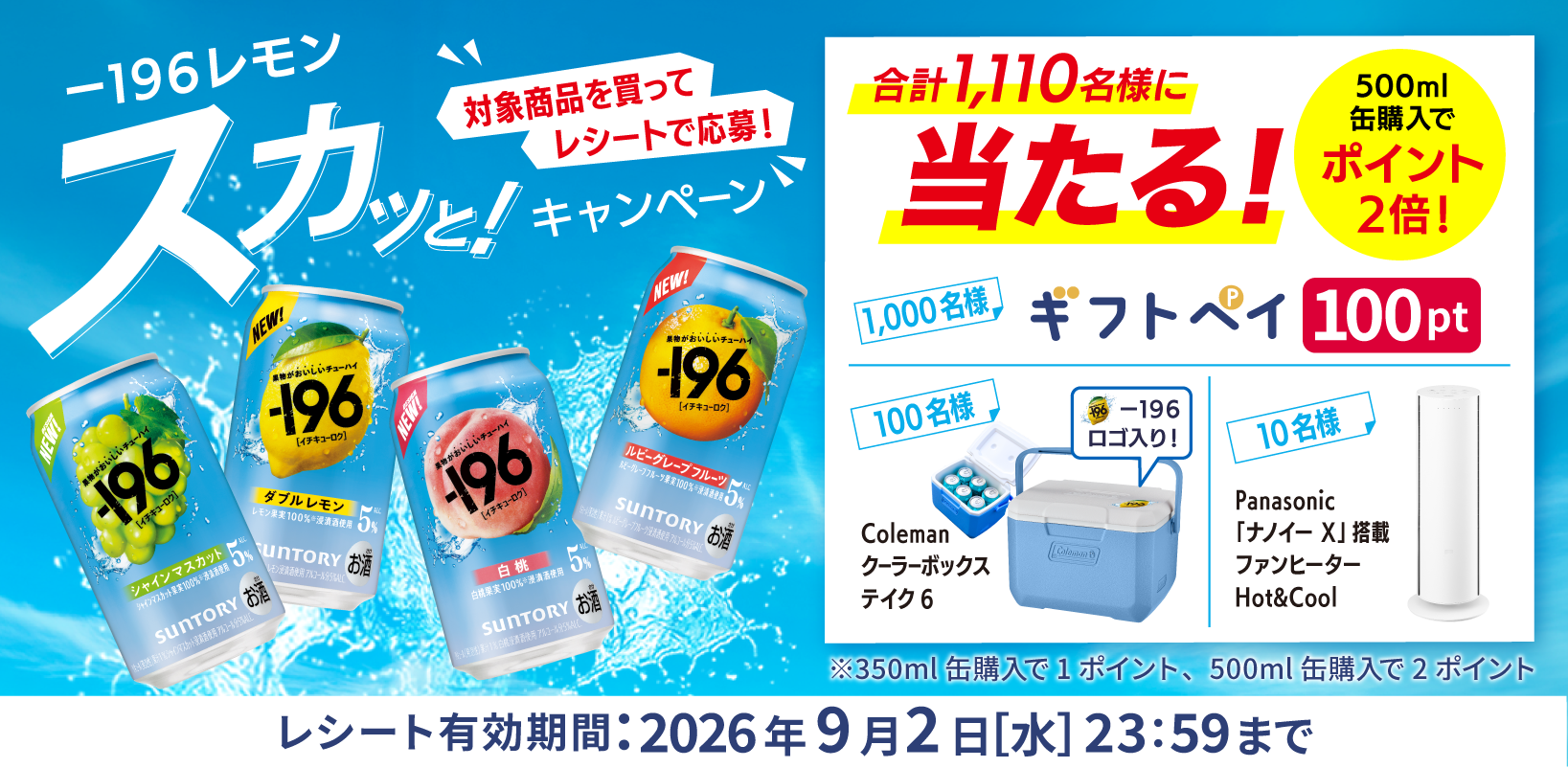 ー196レモン、スカッとキャンペーン
